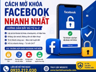 Cách mở khóa Facebook nhanh nhất: Hướng dẫn đầy đủ từ A–Z