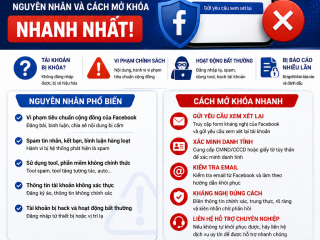 Facebook bị vô hiệu hóa là gì? Nguyên nhân và cách mở khóa nhanh nhất