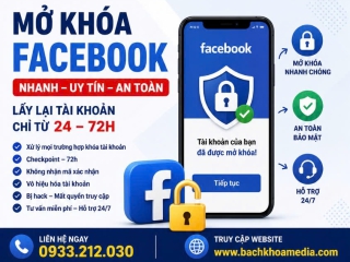 Mở khóa Facebook nhanh – Lấy lại tài khoản uy tín, an toàn