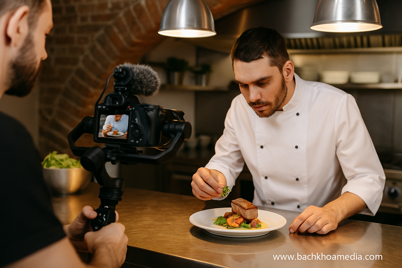 quay video quảng cáo nhà hàng