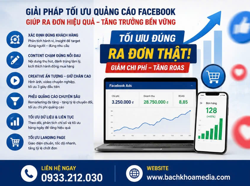 chạy quảng cáo facebook không ra đơn