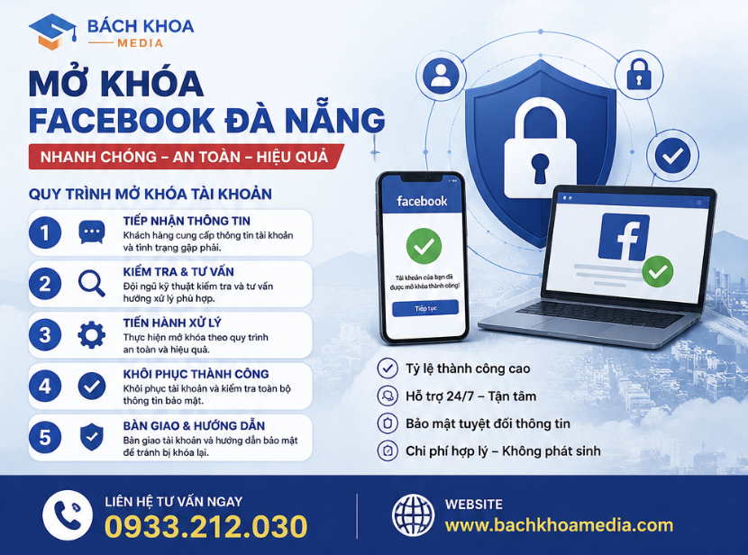 Mở khóa Facebook Đà Nẵng