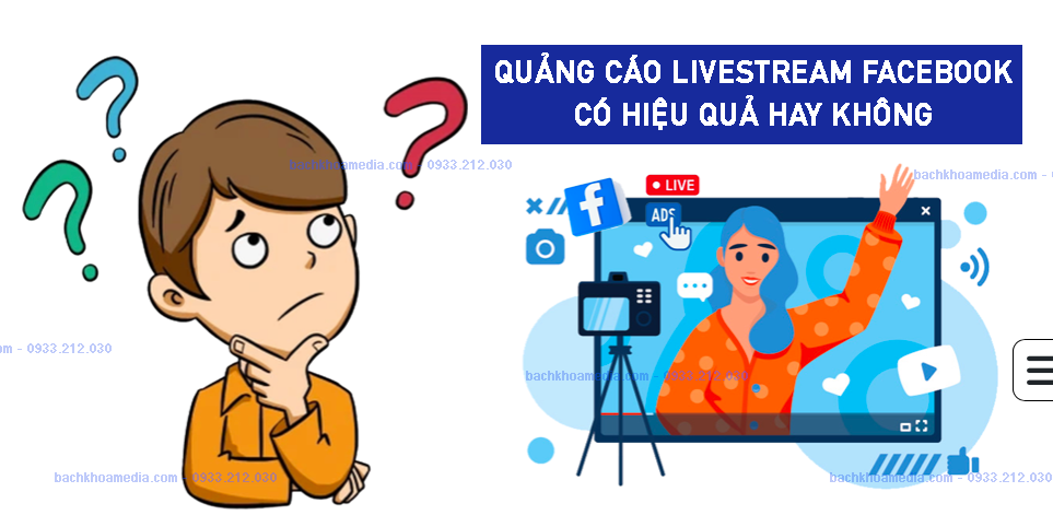 quảng cáo live stream facebook hiệu quả 