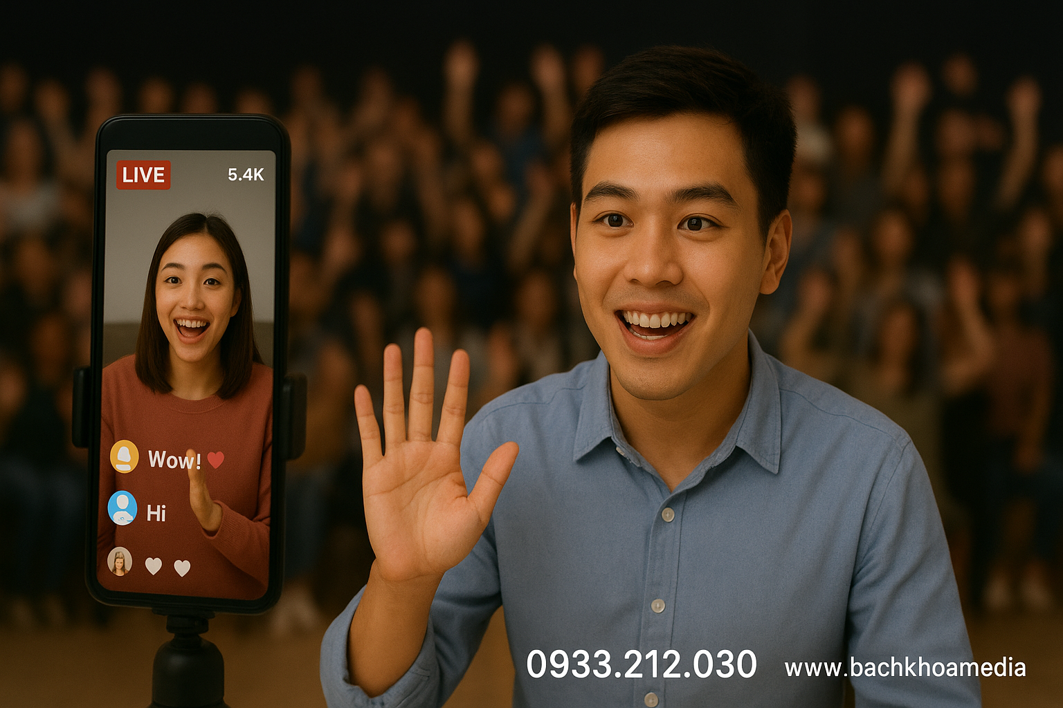 tăng mắt live facebook
